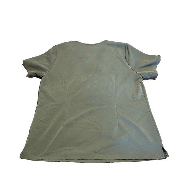 Figs Technical Collection Green Women's XL Scrub Top - Picture 4 of 8